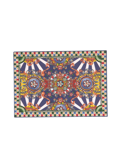 Mehrfarbiger Carretto Siciliano Umschlag-Postkartenhalter von Dolce &amp; Gabbana