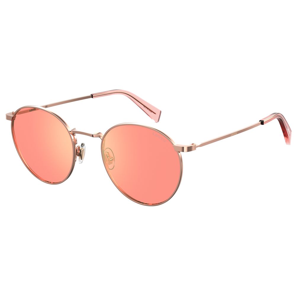 Levi's – Sonnenbrille aus goldenem Metall