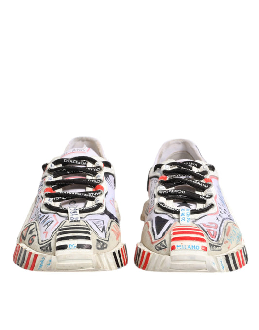 حذاء سنيكرز دولتشي آند غابانا NS1 متعدد الألوان من قماش السويد
