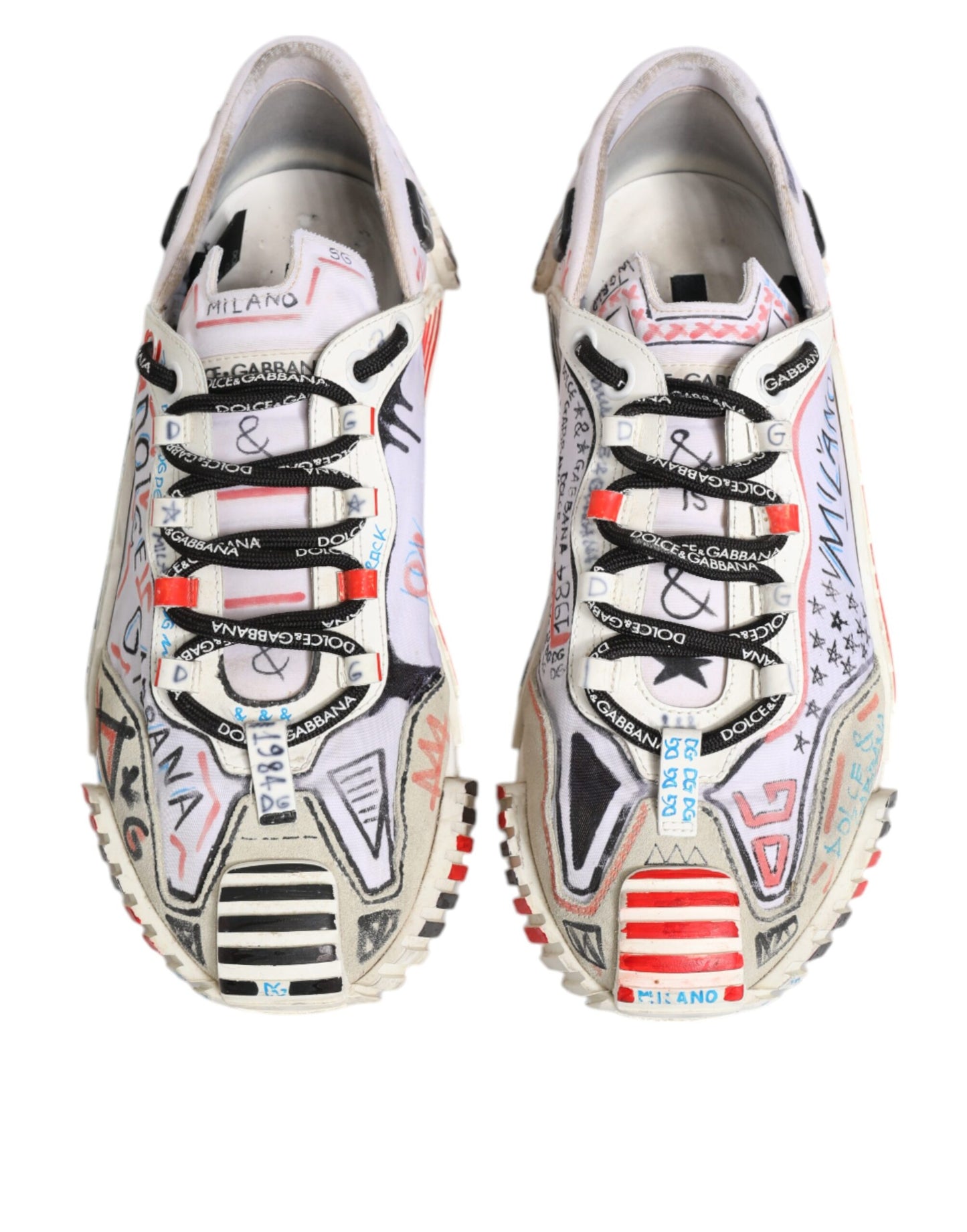 Dolce &amp; Gabbana – Mehrfarbige NS1-Sneakers aus Wildleder