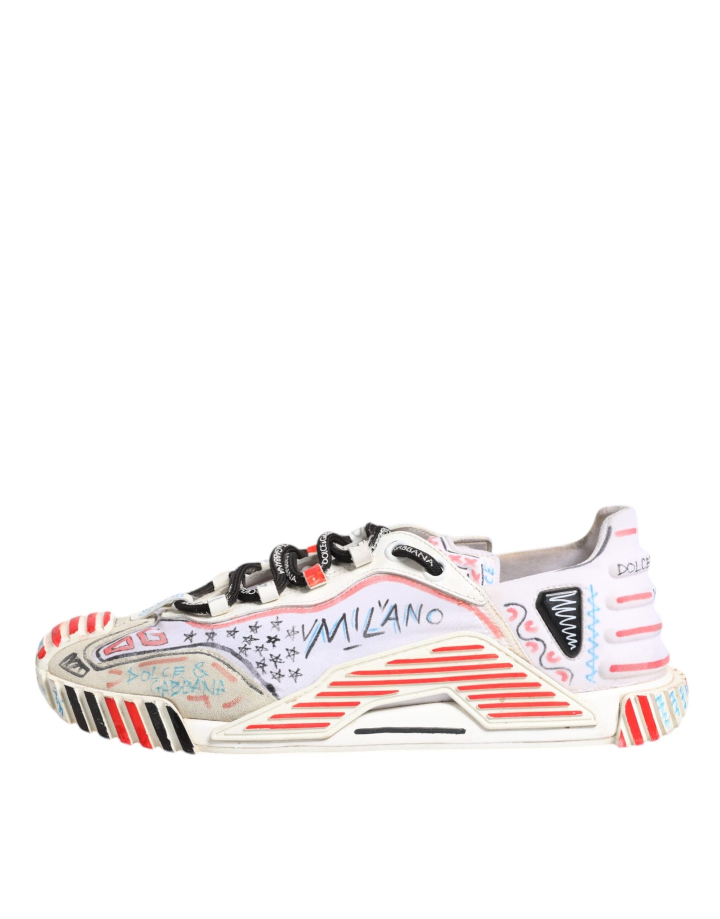 Dolce &amp; Gabbana – Mehrfarbige NS1-Sneakers aus Wildleder