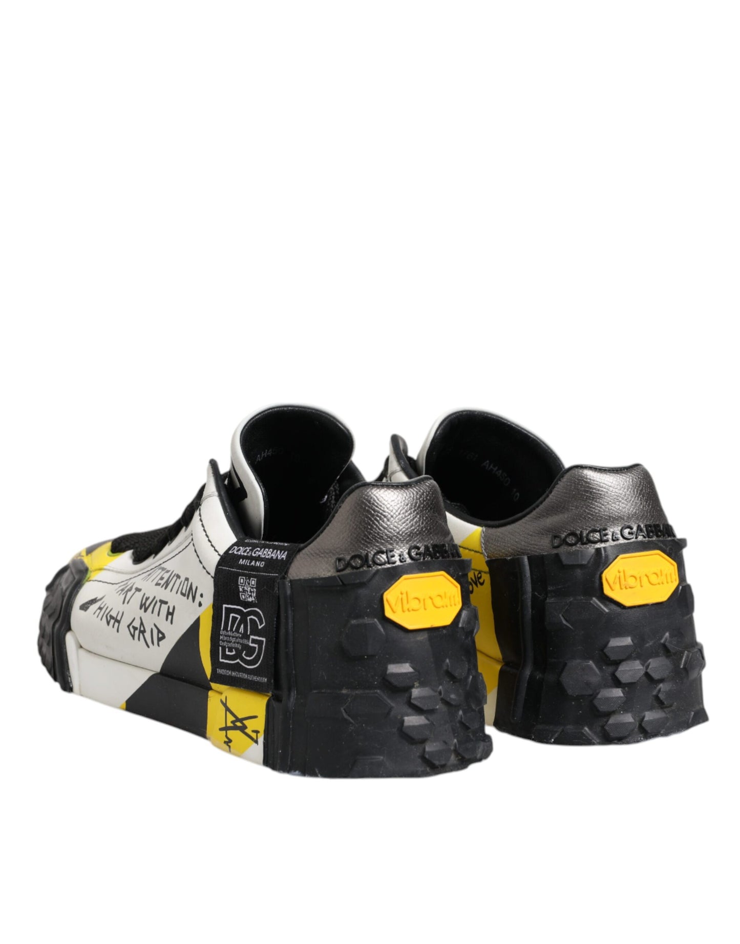 Dolce &amp; Gabbana Portofino Sneakers mit mehrfarbigem Schriftzug