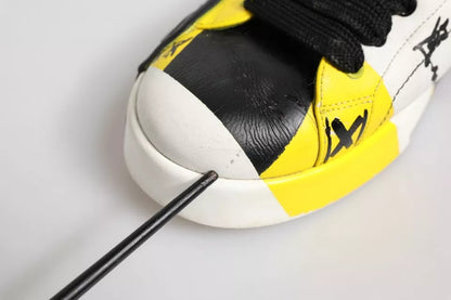 Dolce &amp; Gabbana Portofino Sneakers mit mehrfarbigem Schriftzug