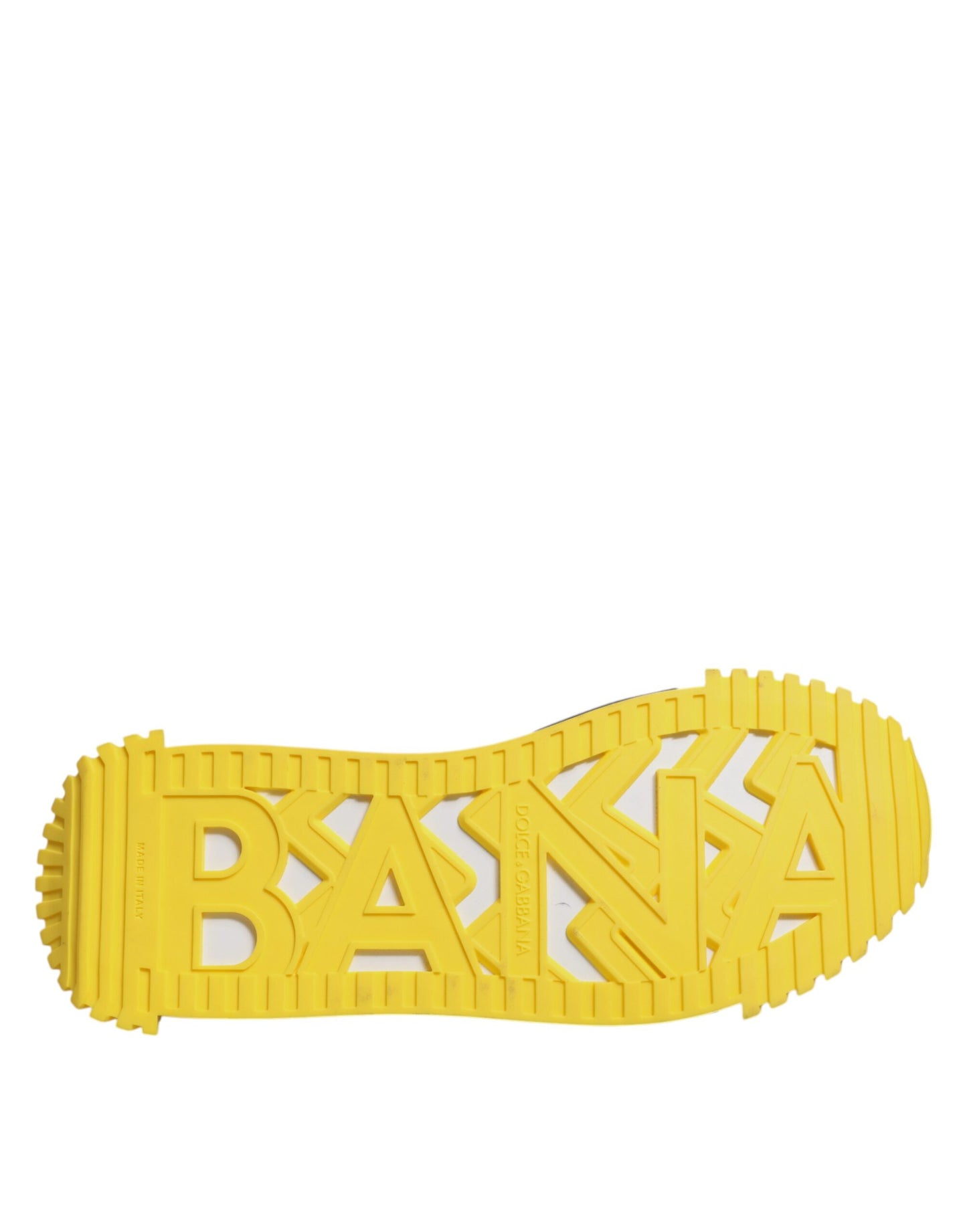 Dolce &amp; Gabbana Schwarz Gelb Low Top NS1 Sneakers Schuhe