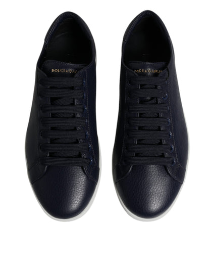 Dolce &amp; Gabbana Blaue Low Top Saint Tropez Sneakers für Herren