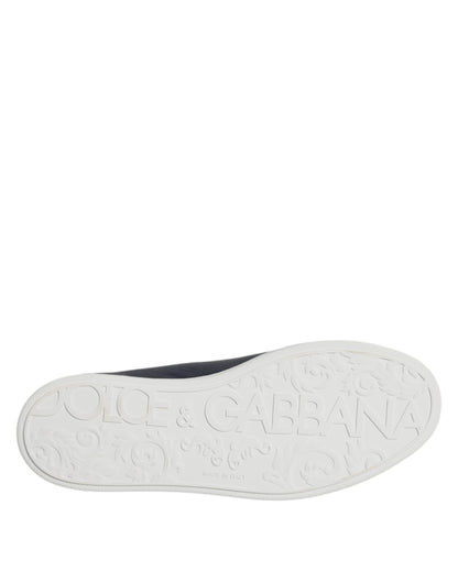 Dolce &amp; Gabbana Blaue Low Top Saint Tropez Sneakers für Herren