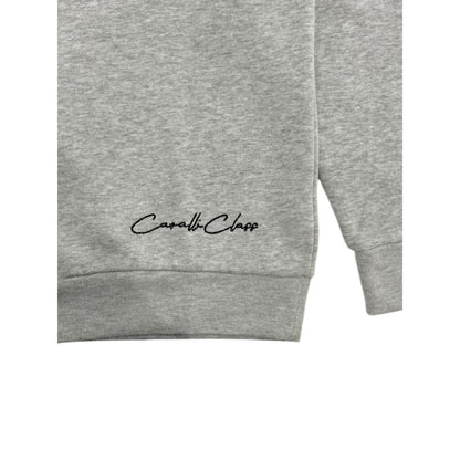 Cavalli Class Gray Polyester Women Hoodie