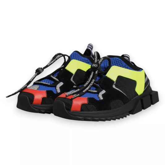 Dolce &amp; Gabbana Mehrfarbige Mesh-Sorrento-Trekking-Sneakers