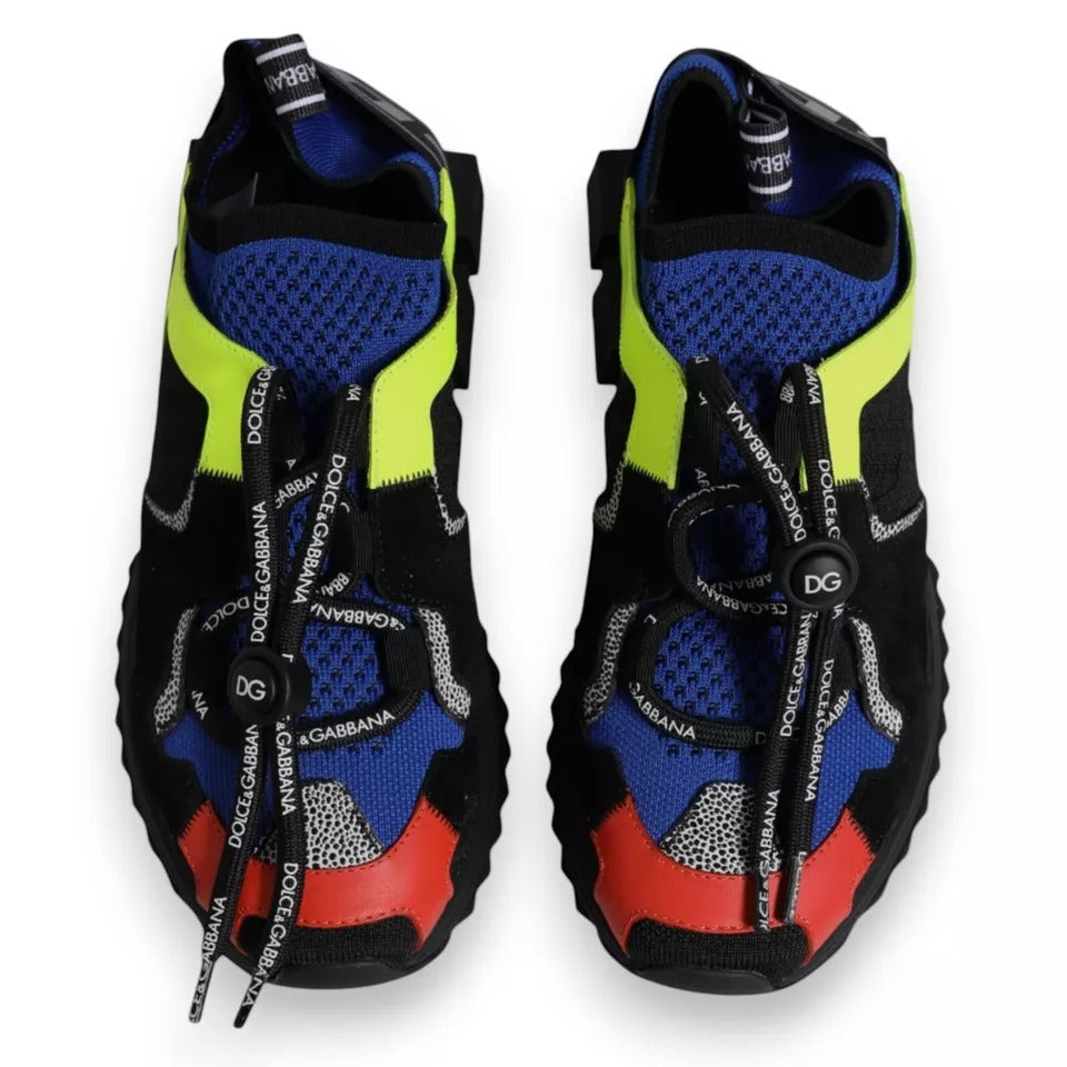 Dolce &amp; Gabbana Mehrfarbige Mesh-Sorrento-Trekking-Sneakers