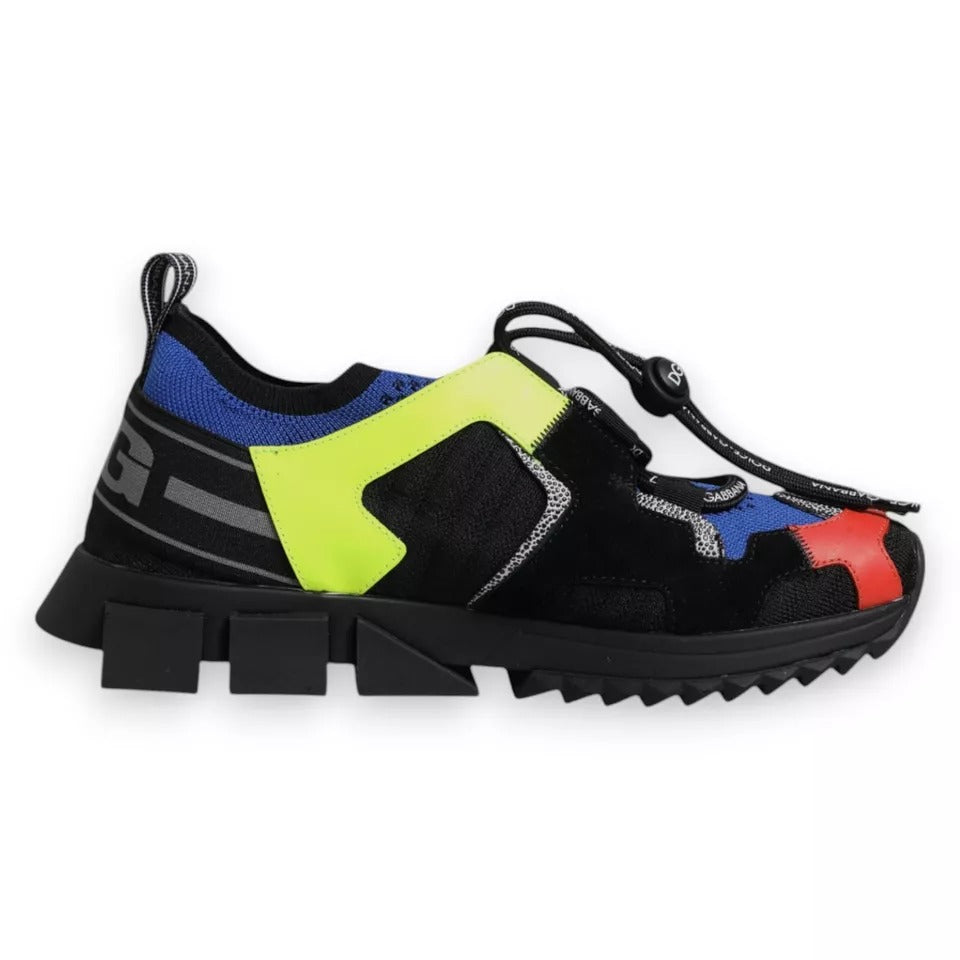 Dolce &amp; Gabbana Mehrfarbige Mesh-Sorrento-Trekking-Sneakers