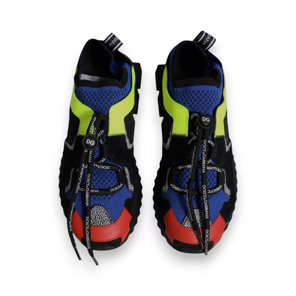Dolce &amp; Gabbana Mehrfarbige Low Top Sorrento Sneakers Schuhe
