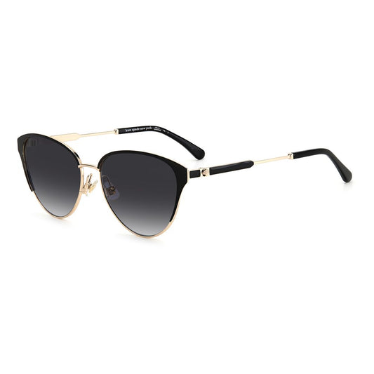 Kate Spade – Schwarze Metallsonnenbrille