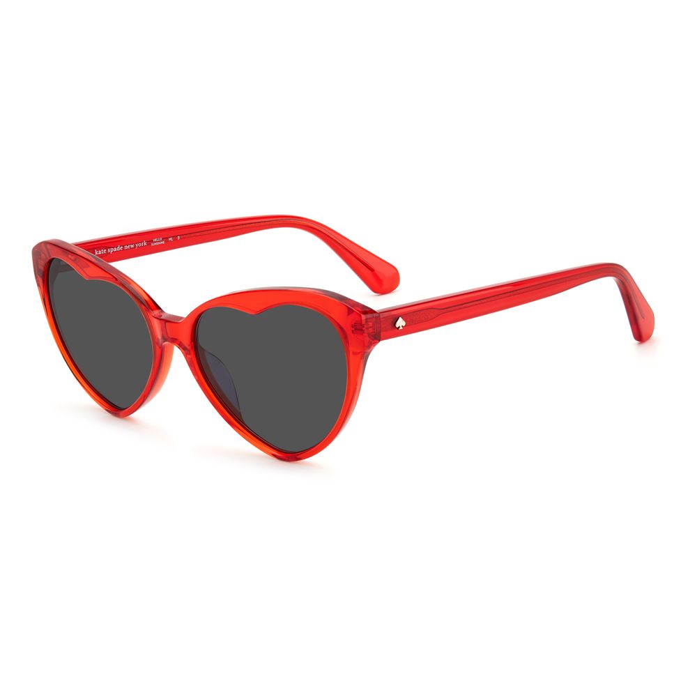 Kate Spade – Rote Acetat-Sonnenbrille