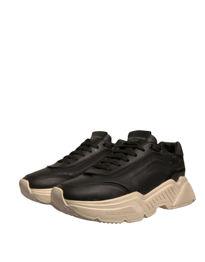 Dolce &amp; Gabbana Schwarz Weiß Daymaster Low Top Sneakers Schuhe