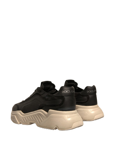 Dolce &amp; Gabbana Schwarz Weiß Daymaster Low Top Sneakers Schuhe