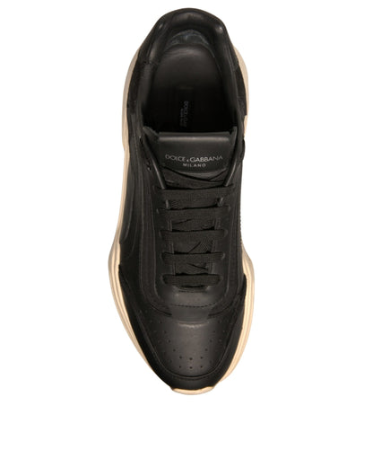 Dolce &amp; Gabbana Schwarz Weiß Daymaster Low Top Sneakers Schuhe