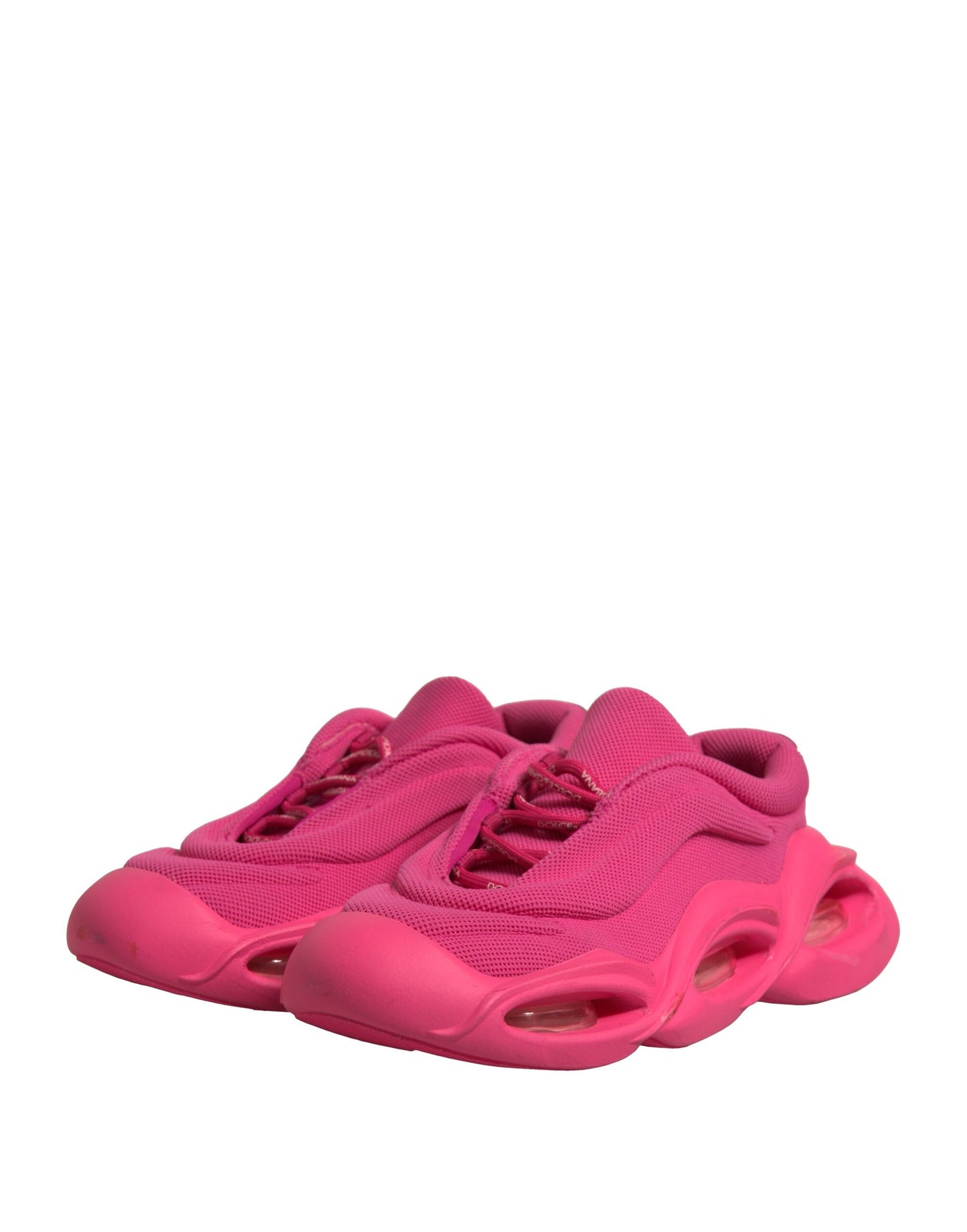 Dolce &amp; Gabbana Pink Wave Low Top Schnürschuhe für Herren