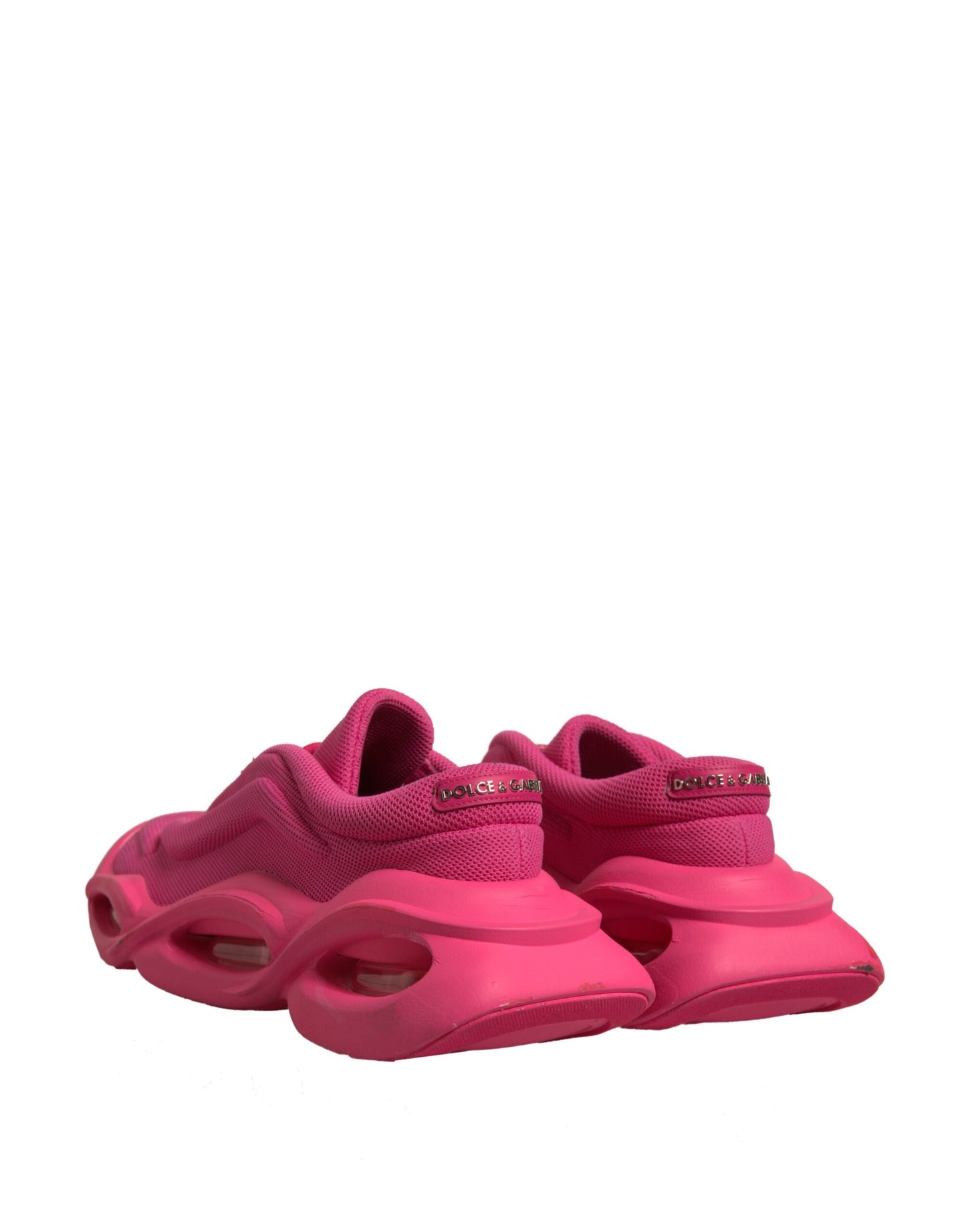 Dolce &amp; Gabbana Pink Wave Low Top Schnürschuhe für Herren