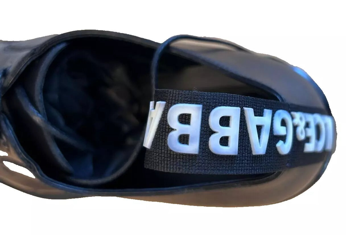 حذاء ديربي رسمي من الجلد الأسود من دولتشي آند غابانا