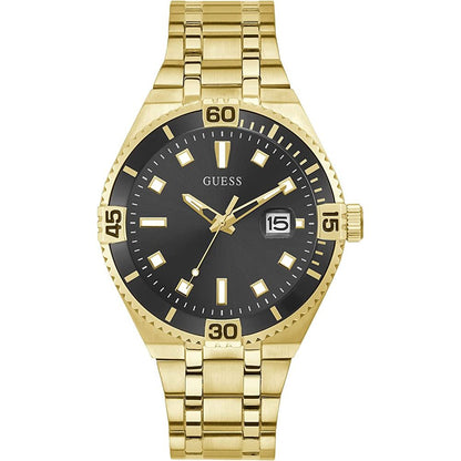 Guess Goldfarbene Edelstahluhr
