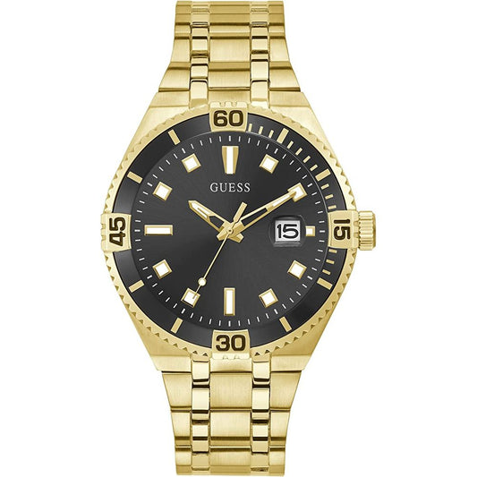 Guess Goldfarbene Edelstahluhr