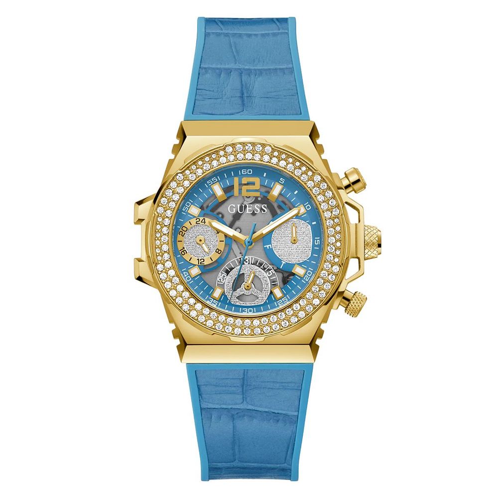 Guess Blue Synthetik-Sportuhr