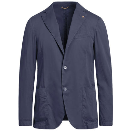 AT.P.CO Blauer Baumwollblazer