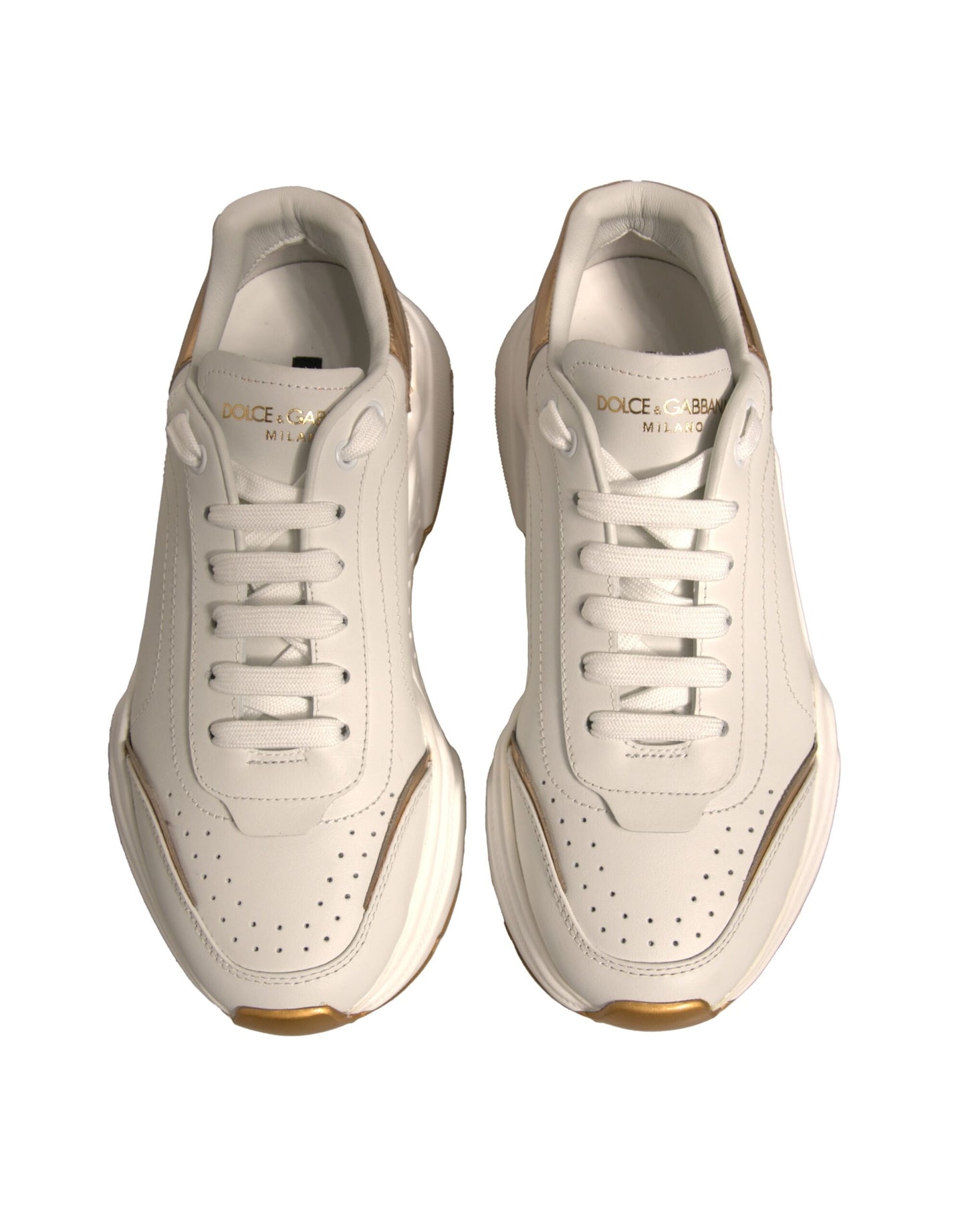 Dolce &amp; Gabbana Daymaster Low Top Sneakers in Weißgold