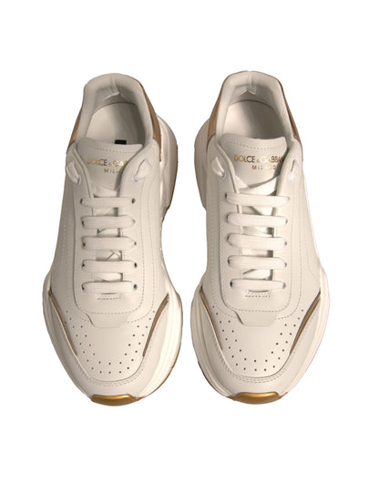 Dolce &amp; Gabbana Daymaster Low Top Sneakers in Weißgold