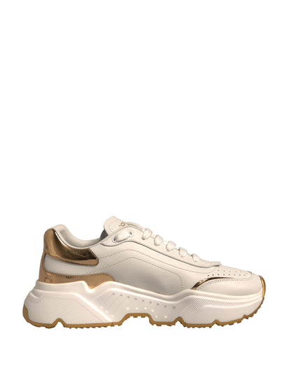 Dolce &amp; Gabbana Daymaster Low Top Sneakers in Weißgold