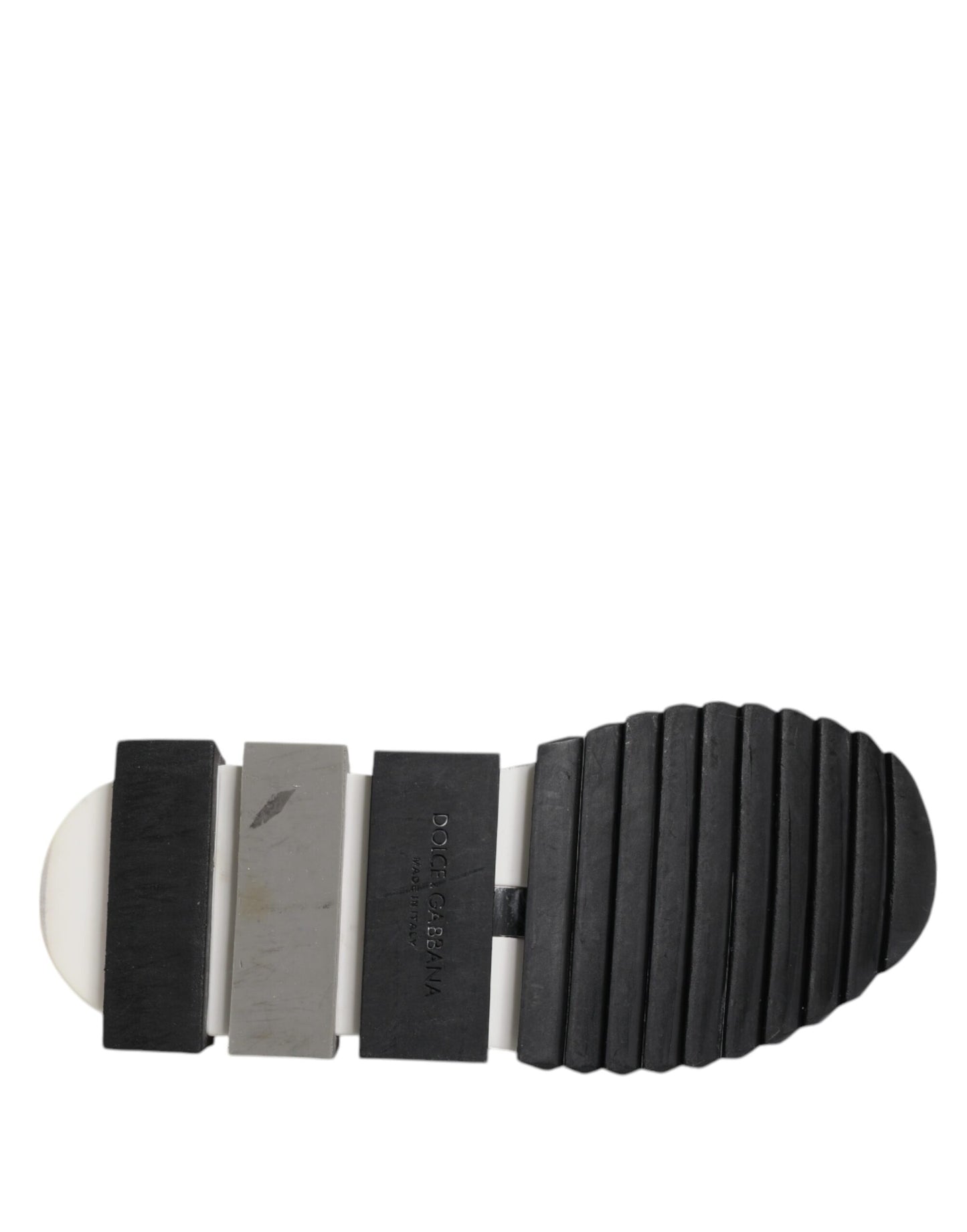 Dolce &amp; Gabbana Fuchsia Weiß Slip On Sorrento Sneakers Schuhe