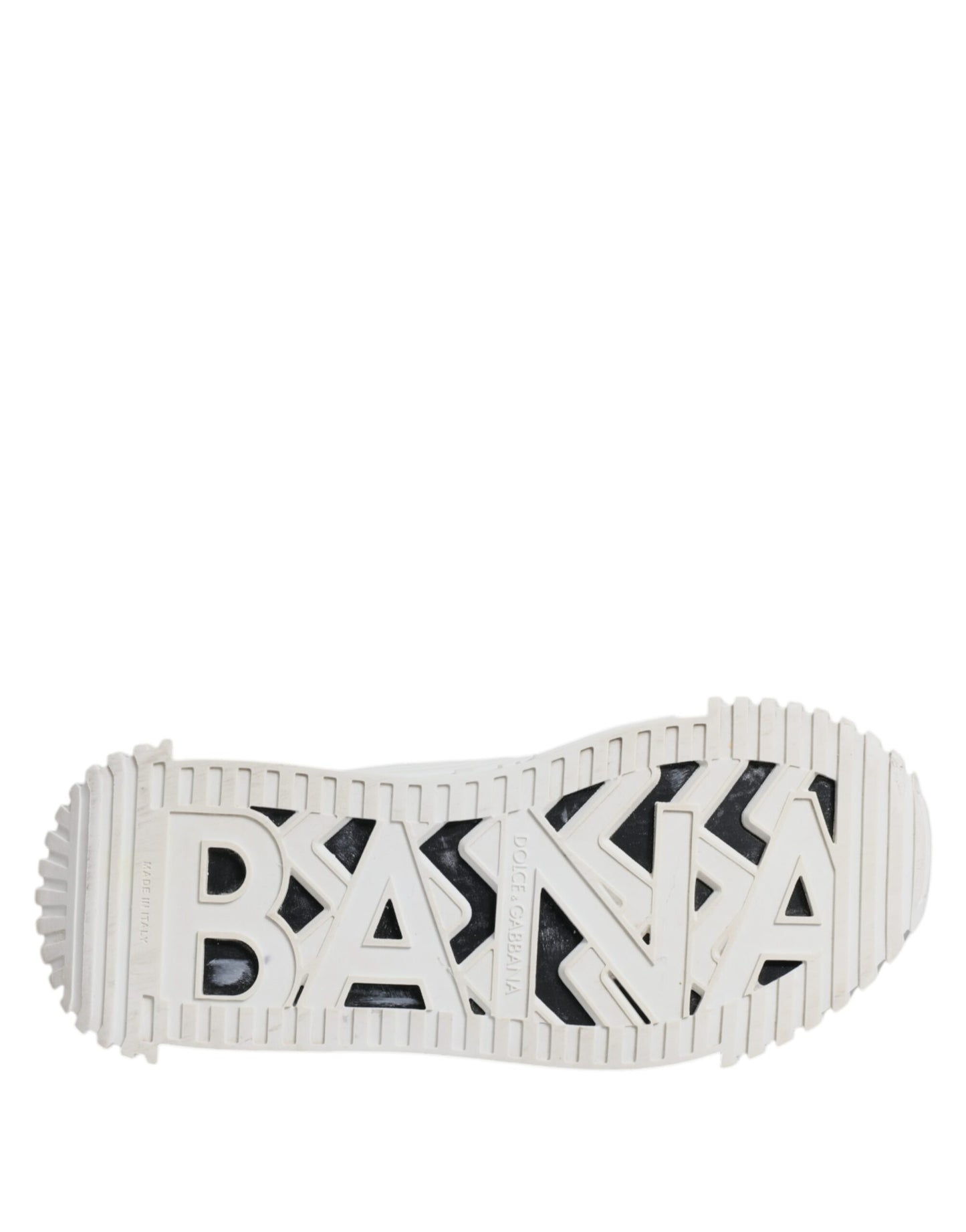 Dolce &amp; Gabbana Weiß Schwarz NS1 Low Top Sneakers Schuhe