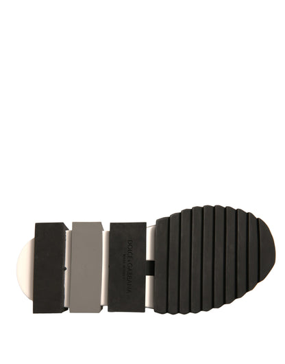 Dolce &amp; Gabbana Sorrento Slip-On Sneakers in Weiß und Schwarz