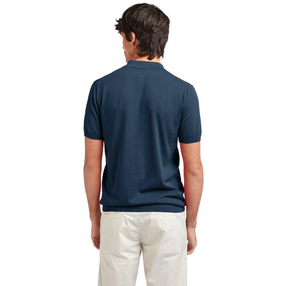 Blaues Poloshirt aus Baumwolle von AT.P.CO