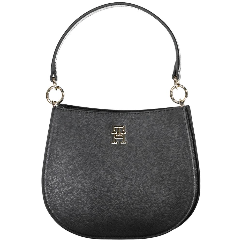 Tommy Hilfiger – Schwarze Polyester-Handtasche für Damen