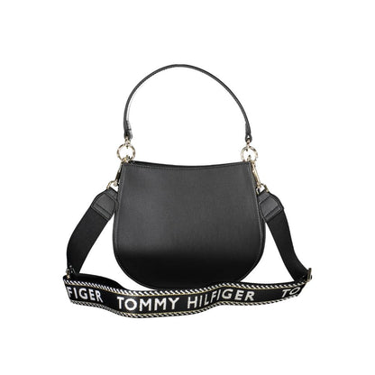 Tommy Hilfiger – Schwarze Polyester-Handtasche für Damen