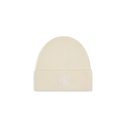 Calvin Klein – Baseballkappe aus recyceltem Polyester, Creme