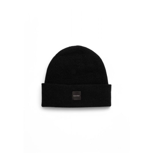 Calvin Klein – Schwarze Kaschmir-Baseballmütze