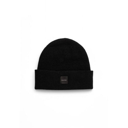 Calvin Klein – Schwarze Kaschmir-Baseballmütze