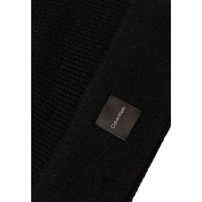 Calvin Klein – Schwarze Kaschmir-Baseballmütze