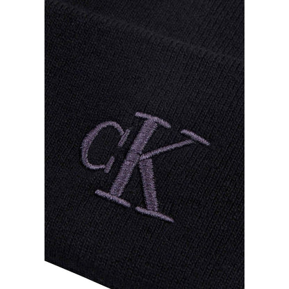 Calvin Klein Jeans – Schwarze Wollmütze