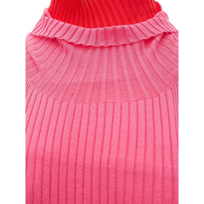 Bottega Veneta Rosa Baumwoll-Freizeitkleid