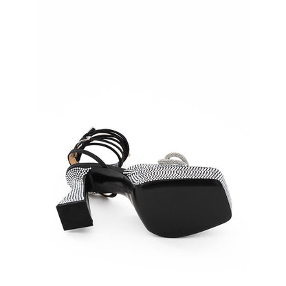 MACH &amp; MACH – Schicke Plateauschuhe aus schwarzem Leder für einen gehobenen Stil