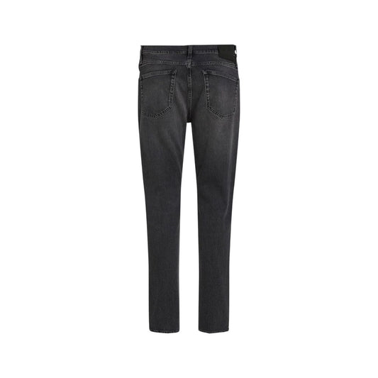 Calvin Klein Jeans – Schwarze Skinny-Jeans aus Baumwolle