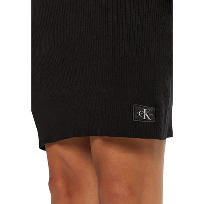 Calvin Klein Jeans – Schwarze Baumwoll-Lang