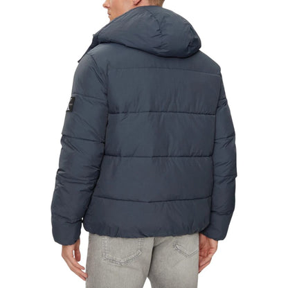 Calvin Klein Jeans – Blaue Polyamidjacken und -mäntel