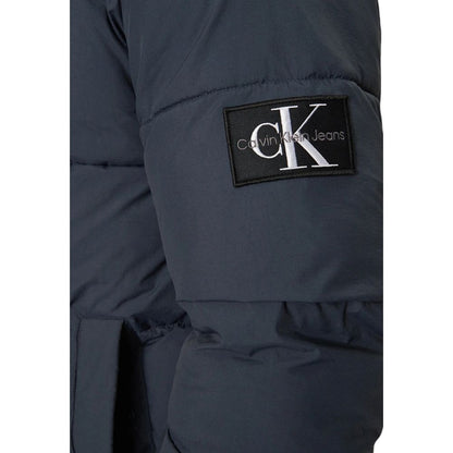 Calvin Klein Jeans – Blaue Polyamidjacken und -mäntel