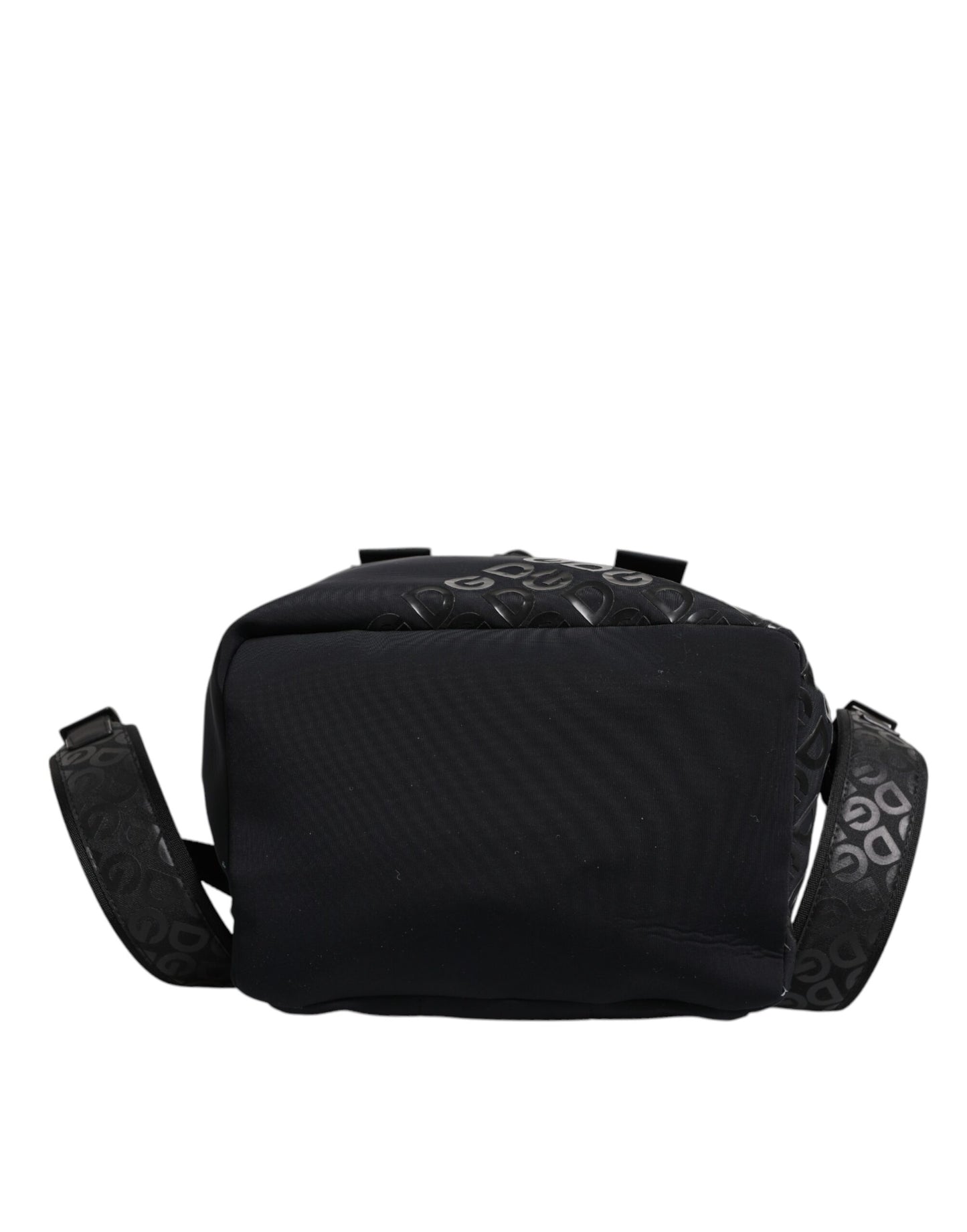 Dolce &amp; Gabbana – Schulrucksack aus Neopren-Nylon mit DG-Logo, Schwarz