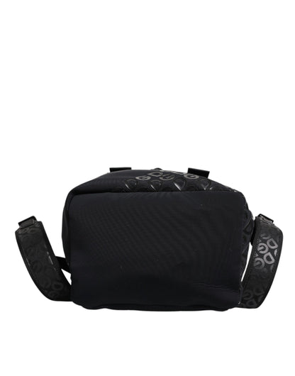 Dolce &amp; Gabbana – Schulrucksack aus Neopren-Nylon mit DG-Logo, Schwarz