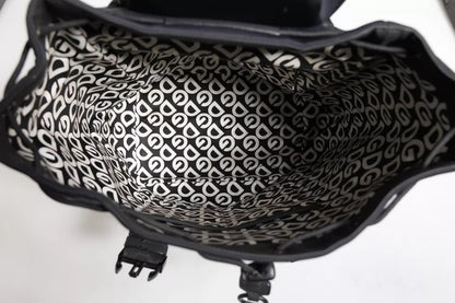 Dolce &amp; Gabbana – Schulrucksack aus Neopren und Nylon mit DG-Logo, Schwarz